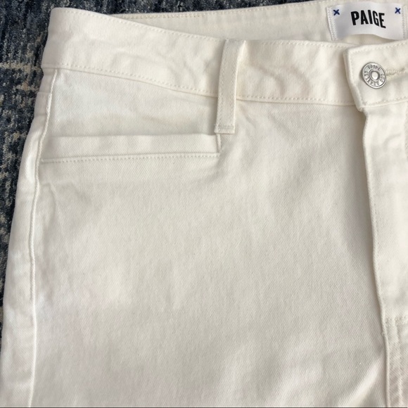 Paige Hoxton High Rise Skinny Jeans Cream NWT Women’s Size 29 - Picture 6 of 13